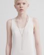 画像3: 【JUSTINE CLENQUET】SAUL NECKLACE / ロングチョーカーネックレス［SILVER］ (3)