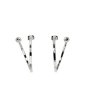 画像1: 【JUSTINE CLENQUET】Carly Earrings／カーリーフープピアス [Silver] (1)