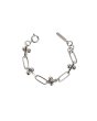 画像1: 【JUSTINE CLENQUET】Jim Bracelet シルバーチェーンブレスレット[Silver] (1)