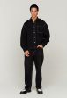 画像7: HOUSE OF SUNNY - 13OZ  Unisex Carpenter Straight Leg Denim ホワイトステッチ ストレートレッグデニム - Jet Black (7)