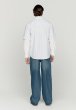 画像12: HOUSE OF SUNNY - Double Layered Button Down ダブルスリーブストライプシャツ - Off White (12)