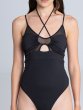 画像7: ESTHÉ - Contrast Layered Bodysuit  トレイヤード ボディスーツ - Black (7)