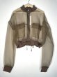 画像10: ESTHE - Organza Bomber Jacket オーガンジーボンバージャケット - Brown (10)