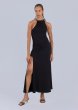 画像11: ESTHE - Asymmetric Neckline Maxi Dress アシンメトリーネックラインドレス- Black (11)