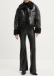 画像14: STAND STUDIO - Aby Grossy Faux Shearling Jacket グロッシーシアリングジャケット - Black (14)