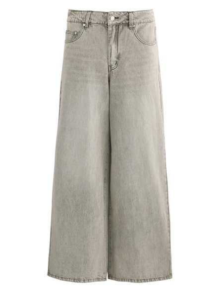 画像1: HOUSE OF SUNNY - 13OZ  Wide Leg Denim ワイドレッグデニムパンツ - Washed Grey (1)