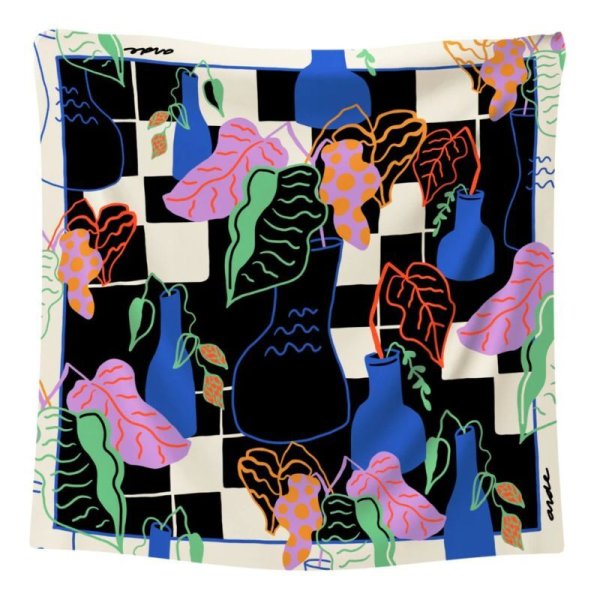 画像1: ARDE - BOTANY Maxi Scarf (90 x 90cm) (1)