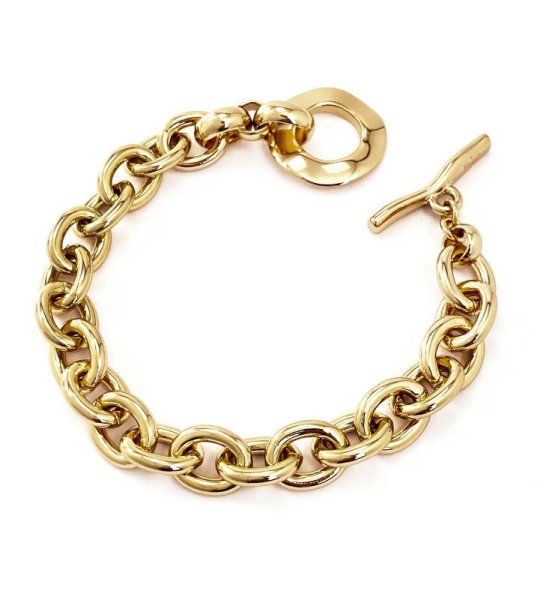 画像1: BIKO - Ava Bracelet アバ チェーンブレスレット - Gold (1)