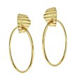 画像1: BIKO -  Blake Hoops Earring ブレイクフープピアス - Gold (1)