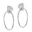 画像1: BIKO -  Blake Hoops Earring ブレイクフープピアス - Silver (1)