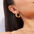 画像2: BIKO - Contour Hoops Earring コントアーフープピアス - Gold (2)