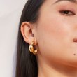 画像3: BIKO - Contour Hoops Earring コントアーフープピアス - Gold (3)