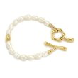 画像1: BIKO -  Muse Pearl Bracelet ミューズ淡水パールブレスレット - Gold (1)