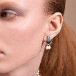 画像2: BIKO - Petal Pearl Studs ペタル パールスタッズピアス - Silver (2)