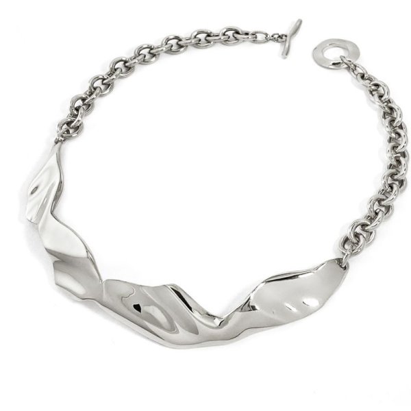 画像1: BIKO - Phoebe Collar  フィービー カラーネックレス - Silver (1)