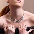 画像2: BIKO - Phoebe Collar  フィービー カラーネックレス - Silver (2)