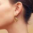 画像3: BIKO -  Pia Hoops ダブルフープピアス - Gold (3)