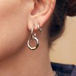 画像4: BIKO - Pia Hoops ダブルフープピアス - Silver (4)