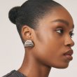 画像2: BIKO -  Skylar Semi-Hoops- Large  スカイラー セミフープピアス L - Silver (2)