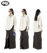 画像19: DHRUV KAPOOR - Split Cargo Skirt カーゴデニムロングスカート - Brown (19)