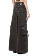 画像4: DHRUV KAPOOR - Split Cargo Skirt カーゴデニムロングスカート - Brown (4)