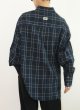 画像12: DHRUV KAPOOR - Handcrafted Scooped Hem Shirt  スクープヘム ビーズ刺繍チェックシャツ (12)