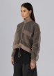 画像2: ESTHE - Organza Bomber Jacket オーガンジーボンバージャケット - Brown (2)