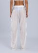 画像3: ESTHÉ - Organza Cargo Trousers オーガンジートラウザーパンツ - Off White (3)