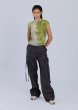 画像4: ESTHÉ - Organza Cargo Trousers オーガンジートラウザーパンツ - Black (4)