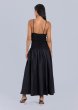 画像3: ESTHE - Mixed Jersey Ruched Maxi Dress 異素材ミックスドレス- Black (3)