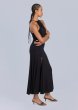 画像8: ESTHE - Asymmetric Neckline Maxi Dress アシンメトリーネックラインドレス- Black (8)