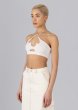 画像2: ESTHÉ - Web Cut-Out Bralette カットアウトブラトップ - Off White (2)