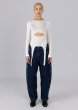 画像6: ESTHE - Layered Cut-Out Jersey Top  レイヤードカットアウトトップ - Off White (6)