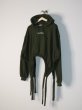 画像9: ESTHE - Organic Ribbon Hoodie  リボンクロップフーディー - Khaki (9)