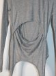 画像9: ESTHE - Layered Cut-Out Jersey Top  レイヤードカットアウトトップ - Grey (9)