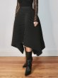 画像12: ESTHE - Asymmetrical Pleated Skirt  アシンメトリープリーツスカート - Black (12)