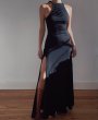 画像5: ESTHE - Asymmetric Neckline Maxi Dress アシンメトリーネックラインドレス- Black (5)