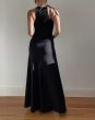 画像3: ESTHE - Asymmetric Neckline Maxi Dress アシンメトリーネックラインドレス- Black (3)