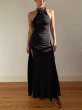 画像4: ESTHE - Asymmetric Neckline Maxi Dress アシンメトリーネックラインドレス- Black (4)