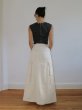 画像12: ESTHE - Denim Cargo Maxi Skirt  カーゴデニムロングスカート - Off White (12)