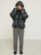 画像7: HOSBJERG - Paris Puffer ドローストリングパファージャケット - Dark Grey (7)