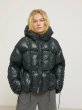 画像2: HOSBJERG - Paris Puffer ドローストリングパファージャケット - Dark Grey (2)