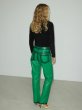 画像7: HOSBJERG - Pompay Leather Pants  レザーパンツ - Grass Green (7)