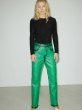 画像5: HOSBJERG - Pompay Leather Pants  レザーパンツ - Grass Green (5)