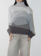 画像6: HOUSE OF SUNNY - The Greyscale Landscape Knit Top ランドスケープタートルニット - Grey Multi (6)