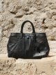 画像1: MEDEA - Nina Tote Bag - Black Leather (1)