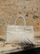 画像3: MEDEA - Nina Tote Bag - White Leather (3)