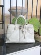 画像1: MEDEA - Nina Tote Bag - White Leather (1)