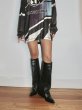 画像6: MI/MAI - JOAN Black Leather Cuff Boots (6)