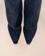 画像4: MI/MAI - JOAN Blue Denim Cuff Boots (4)